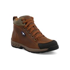 Designed For Both Functionality And Comfort, These Boots Are Perfect For All Your Hiking And Trail Adventures, Offering The Durability You Need And The Style You Desire. Constructed From Premium Full-Grain Leather, These Boots Provide Exceptional Durability And A Rugged Aesthetic That Ages Beautifully With Every Hike. The 4" Lace-Up Design Ensures A Secure Fit, Allowing You To Adjust For Comfort And Support Based On Your Preference. Featuring A Soft Toe, These Boots Deliver Comfort Throughout Yo Casual Snip Toe Work Boots For Outdoor, Rugged Waterproof Boots With Reinforced Toe For Rodeo, Western Steel Toe Lace-up Boots, Western Style Steel Toe Lace-up Boots, Rugged Fall Rodeo Work Boots, Western Lace-up Boots With Reinforced Toe, Western Style Lace-up Boots With Steel Toe, Western Style Lace-up Steel Toe Boots, Rugged Work Boots With Reinforced Toe For Rodeo