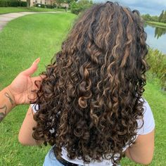 TAMPA CURLY HAIR SPECIALIST on Instagram: "Warm caramel macchiato! ☕️ 🔆🔆To book your free consultation or to schedule an appointment, slide in my DM’s!!! You’re always welcome to vibe with me!🔆🔆 : : : : : : #girlswithcurls #naturalhair #longcurlyhair #curly #curlygirls #curlyhair #curlyhairstylist #curlylayers #btcolaplex #texturelove #tampacurlspecialist #tampacurls #curlyhairspecialist #curlspecialist #curlycut #curlyhairgoals #btcfirstfeature #curlyhairgoals #curlyhaircolor #curl #curly # Curly Honey Brown Hair Highlights, Curly Hair Carmel Lights, Bolyoge Hair Balayage Curly, Curl Hair With Highlights, Caramel Brown Highlights On Black Hair Curly, Brown Hair With Highlights On Curly Hair, Brown With Caramel Highlights Curly Hair, Caramel Highlights On Brown Hair Curly Hair