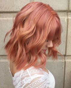 summer hair Ombre Hair Blonde, Wavy Bob Hairstyles, Trendy Hair Color