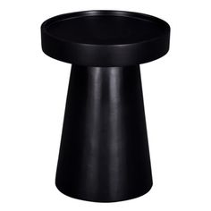 a black table with a white background