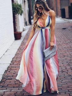 High Waist Maxi Dress, Club Party Dresses, Chiffon Dress Long, Chiffon Maxi, Women Maxi, Chiffon Maxi Dress, Boho Maxi, Style Maxi Dress, Boho Casual