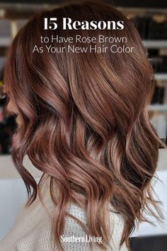 Brilliant Brunette, Red Highlights, Rosé Brown, Brown Blonde Hair, New Hair Colors, Summer Hair, Cool Hair Color, Hair Color Trends