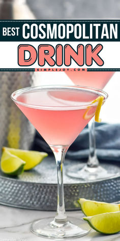 This Cosmopolitan Drink is the perfect martini recipe for a girl’s night, book club, or just a quiet night at home. Made with just four simple ingredients, you will fall in love! Impressive Desserts