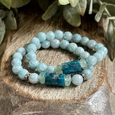 November's Bracelet: Calm + Centered – InJewels Healing Jewelry Handmade Jewelry Diy Bracelets, Creativity Manifestation, Leather Jewelry Bracelet, Healing Gemstone Bracelets, Malachite Bracelet, Crystals Healing Properties, Artisan Bracelets, Diy Bracelet Designs, Jewelry Diy Bracelets