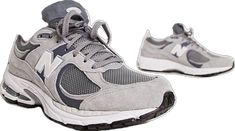 Gray New Balance Running Shoes With Rubber Sole, Gray High-top Fade-resistant Running Shoes, Gray New Balance Sneakers With Air Cushioning, Sporty Gray New Balance Running Shoes, Gray New Balance Sporty Running Shoes, New Balance Gray Running Shoes With Round Toe, Gray Breathable New Balance Walking Shoes, Gray Low-top Walking Shoes With Air Max Cushioning, Functional Gray New Balance Sneakers