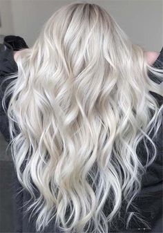 50 Stunning Blonde Hair Color Ideas With Styles For You - Cute Hostess For Modern Women Hottest Haircuts, Platinum Blonde Hair Color, Hot Haircuts, Long Face Hairstyles, Silver Grey Hair, Bob Hairstyles For Fine Hair, Trendy Hair Color, Trending Hairstyles