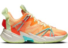 Colorful Womens Basketball Shoes, Basketball Wishlist, Cool Volleyball Shoes, Colorful Basketball Shoes, Vball Shoes, Vb Shoes, Zapatillas Nike Basketball, Orange Basketball Shoes, Bball Shoes