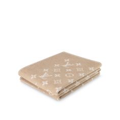 LOUIS VUITTON® - Neo Monogram Blanket - Beige Monogram Blanket, Louis Vuitton Official Website, Classic Monogram, Louis Vuitton Official, Style Moderne, Accessories Home, Home Textile, Louis Vuitton Monogram, Cashmere