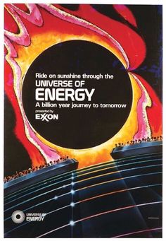 an advertisement for the movie's title, ride on sunshine through the universe of energy