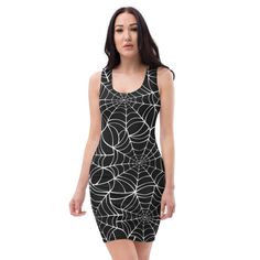 Make a statement and look fabulous in this all-over printed, fitted dress.  * 82% polyester, 18% spandex * Fabric weight: 6.78 oz/yd² (230 g/m weight may vary by 5% * Made with smooth, comfortable microfiber yarn * Material has a four-way stretch * Blank product components sourced from China This product is made especially for you as soon as you place an order, which is why it takes us a bit longer to deliver it to you. Making products on demand instead of in bulk helps reduce overproduction, so thank you for making thoughtful purchasing decisions! * Traceability: - Knitting--China - Dyeing--China - Manufacturing--Latvia * Contains 0% recycled polyester * Contains 0% dangerous substances * This item releases plastic microfibers into the environment during washing Fitted Knee-length Mini Dress With Graphic Print, Fitted Dresses With All Over Print For Party, Fitted Party Dress With All Over Print, Fitted Sleeveless Dress With All Over Print, Fitted Mini Dress With All Over Print For Summer, Summer Fitted Mini Dress With All Over Print, Fitted Mini Dress With All Over Print, Fitted Sleeveless Bodycon Dress With Graphic Print, Fitted Knee-length Graphic Print Dress