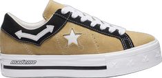 Converse One Star Platform, Converse Comme Des Garcons, Black Chucks, White Chucks, Brown Womens Shoes, Converse One Star, Shoe Inspiration, Women's Converse, Shoe Company