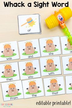 printable sight words for children to practice their phonicic skills with the word shrap