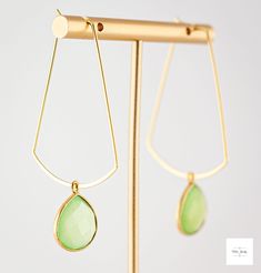 Green chalcedony bow earrings Elegant Small Hoop Green Earrings, Elegant Green Hoop Earrings, Chic Green Earrings, Chic Green Earrings For Gift, Elegant Jade Hoop Earrings, Elegant Green Dangle Hoop Earrings, Elegant Green Hoop Earrings As Gift, Chic Green Jewelry For Gifts, Modern Green Hoop Earrings As Gift