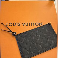 Brand New, Never Used, Smoke Free Home. Beautiful Navy Interior And Gold Hardware. Poshmark Authenticates Any Item Over $500. 9 1/5” X 6�” Louis Vuitton Wristlet, Navy Interior, Louis Vuitton Empreinte, Louis Vuitton Bags, Authentic Louis Vuitton, Gold Hardware, Louis Vuitton Bag, Louis Vuitton, Purse