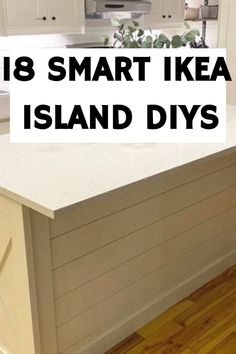 18 Sensible Ikea Island DIYS- #DIYs #IKEA #Island #Smart Check more at https://howcandothis.com/diyideas/18-sensible-ikea-island-diys/ Kitchen Island Ikea Cabinets, Kitchen Island With Ikea Cabinets, Inexpensive Kitchen Island Ideas, Ikea Besta Kitchen Island, Diy Kitchen Island Small Spaces, How To Fit An Island In A Small Kitchen, Kitchen Island Apartment Ideas, Kitchen Cabinet Island Diy, Transform Kitchen Island