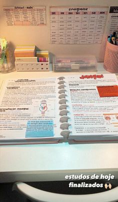 an open book sitting on top of a counter