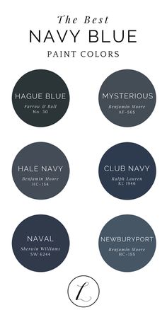 the best navy blue paint colors