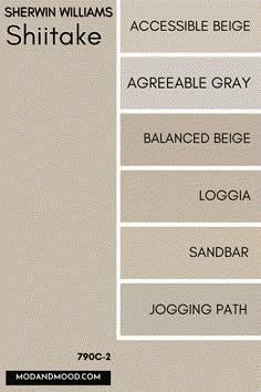 the names of different shades of gray paint