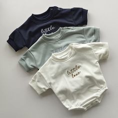 This summer-ready onesie is perfect for kicking back and chilling. Made from lightweight cotton, it's breathable and sure to make your kiddo feel comfortably cool. The relaxed fit allows freedom to roam, while the O-neck collar keeps things looking stylish. And, it's unisex which means it's fitting for both prince and princess tastes. Features: Short sleeves Solid color Made of soft, breathable cotton Relaxed fit O-neck collar Unisex design Sizing: This onesie fits true to size. Please take your Love Embroidery, New Born Baby, Baby Rompers, Cotton Jumpsuit, Summer Patterns, Drip Dry, Prince And Princess, Summer Ready, Clothing Size Chart