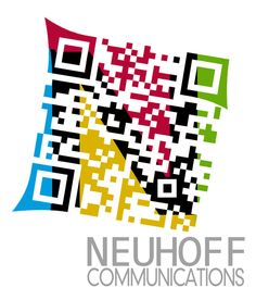 the logo for neuhoff com, which is an appliance that uses qr code