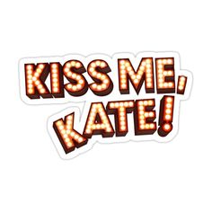 Decorate laptops, Hydro Flasks, cars and more with removable kiss-cut, vinyl decal stickers. Glossy, matte, and transparent options in various sizes. Super durable and water-resistant. Kiss Me Kate, Logo Sticker, Kiss Me, Vinyl Decal Stickers, Vinyl Decal, Kiss, Vinyl, ? Logo, Cars