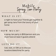 October Spray Tan, Spray Tan Giveaway Ideas, Pre Tanning Tips, Spray Tanning Price List, Reasons To Get A Spray Tan, Spray Tan Pricing, Fall Spray Tan Quotes