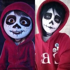 Halloween Makeup For Kids, Halloweenský Makeup, Halloween Fest, Disney Halloween Costumes, Halloween Makeup Inspiration, Halloween Makeup Easy, Halloween Cake, Face Painting Halloween, Halloween Costumes Makeup