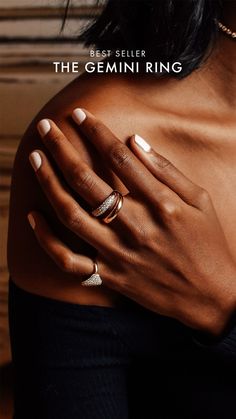 Comfortable, Versatile, and Timeless - Shop Carbon & Hyde Today. Gemini Ring, Stunning Diamond Rings, Fine Jewelry Designers, Designer Jewelry, Yellow Gold Rings, Best Seller, Online Jewelry, Diamond Ring, Twins