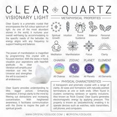 Clear Crystal Quartz Meaning, Clear Quartz Meaning Crystal Healing, Clear Quartz Crystal Meaning, Clear Quartz Meaning, Intuition Manifestation, Clear Quartz Properties, Clear Quartz Witchcraft, Crystal Correspondences, Energy Stones Crystal Healing