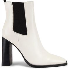 Tony Bianco Ilyssa Bootie Milk Capretto White Ankle Boots 5 Nwob $180 New ! No Box Size 5 Smooth Leather Upper With Man Made Sole Elastic Gusset Heel Measures Approx 3.75" H Shaft Measures Approx 5" H High Heel Boots With Contrasting Heel For Spring, Spring High Heeled Boots With Contrasting Heel Counter, Chic High Heel Boots With Contrasting Heel Counter, Chic Boots With Contrasting Heel Counter, Chic Heeled Boots With Contrasting Heel Counter For Spring, Chic Spring Heeled Boots With Contrasting Heel Counter, White Heeled Boots With Sculpted Heel And Medium Width, White Heeled Boots With Sculpted Heel And Pointed Toe, White Pointed Toe Heeled Boots With Sculpted Heel