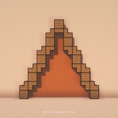 an image of a house made out of blocks and bricks with the words by pixellot com on it