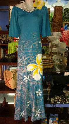 Holoku Dresses, Polynesian Clothing, Dress Hawaiian Style, Samoan Designs