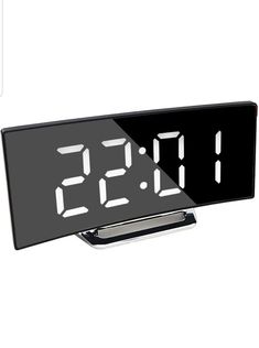 a digital clock with the time on display