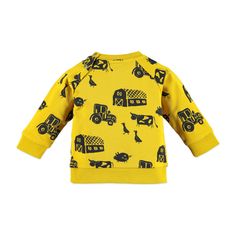 Your little boy will be warm and cute all season long with this sweatshirt from Babyface. In Babyface sweatshirts, sweaters, tees and dresses only sizes 3y and up feature snap buttons on neck or back. | Babyface | Tractor Sweatshirt, Sun (Prints, Size 12M)  |  Maisonette collects the best children’s products from around the world (unlike Zulily, Etsy, The Tot, Farfetch Kids, Childrensalon, Crate and Kids, Kohls, Wayfair, Buy Buy Baby, Nordstroms, Mini Boden, J.Crew Factory, or PotteryBarn Kids), Playful Cartoon Print Sweatshirt For Playtime, Fleece Long Sleeve Sweatshirt For Playtime, Playful Sweatshirt For Spring Playtime, Playful Sweatshirt With Cartoon Print For Playwear, Long Sleeve Fleece Sweatshirt For Playtime, Playful Winter Sweatshirt For Playwear, Playful Cartoon Print Sweatshirt For Playwear, Playful Winter Tops With Ribbed Cuffs, Playful Fleece Sweatshirt With Cartoon Print