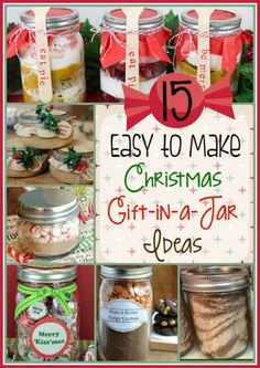 christmas gift - in - a - jar ideas 15 easy to make gifts for the holidays