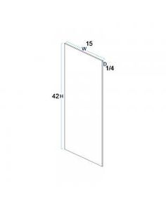 an image of a white door with measurements for the front and side panels on it