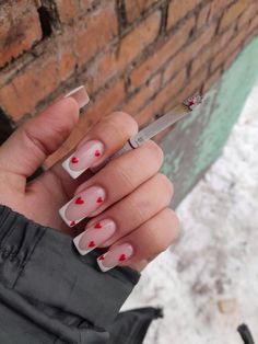 Nail Idea Valentines Day, Valentines Day Nails For Teens, Cute Acrylic Nails Valentines Day, Nail Inspiration Valentines Day, Cute Nail Designs For Valentines Day, Valentines Nail Inspiration, Valentines Day Nails Gel Square, Valentine’s Day Nail Inspiration, Nails Inspiration February