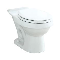 a white toilet bowl with the lid up