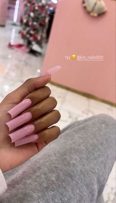 Plain Acrylic Nails, Nails Plain, Plain Nails, Basic Nails