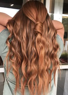 Dark Blonde And Copper Hair, Copper And Light Brown Hair, Hint Of Red Hair Color, True Copper Hair, Cowboy Copper Hair With Dimension, Cowboy Copper Straight Hair, Natural Redhead Balayage Copper Hair, Red Cooper Short Hair, Dull Red Hair