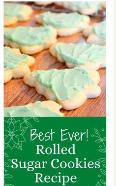 the best ever rolled sugar cookies recipe