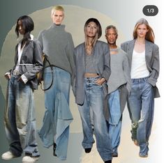 2023 Color Trends, White And Denim, How To Wear Jeans, Ropa Upcycling, Street Style Outfits Casual, Ripped Jeans Style, 2023 Color, Elegante Casual, Boho Chic Outfits