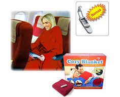 Product Info Stay warm from head to toe with the Cozy Blanket! As the temperature drops this winter, you can keep your heating bill low without everyone in your family turning into a popsicle. Ideal for staying toasty at sporting events or chilly outdoor evenings, this cozy machine washable blanket makes an awesome gift. Made of thick, super-soft fleece, the Cozy Blanket will not slip or slide like a regular blanket as it allows complete freedom of movement. Its over-sized loose fitting sleeves Blanket With Sleeves, Mini People, Outdoor Evening, Book Lights, Money Today, Freedom Of Movement, Polar Fleece, Daily Deals, Cozy Blankets