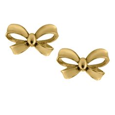 Golden Bow Earrings by Kury - Available at SHOPKURY.COM. Free Shipping on orders over $200. Trusted jewelers since 1965, from San Juan, Puerto Rico. Golden Bow, Preppy Shoes, Kids Earrings, Best Jewelry Stores, Bow Earrings, Bow Design, Gold Stud, Shop Engagement Rings, Gold Earrings Studs