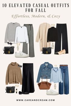 Style After 50 What To Wear, Modern Authentic Style, How To Pack For Italy In October, Cool Toned Fall Outfits, Old Money Cold Weather Outfits, Fall Amsterdam Outfits, One Base Different Outfits, Fall Work From Home Outfits, London Fall Outfits Travel