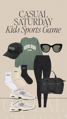 Weekend Sports Mom Outfits, Soccer Mom Outfit Spirit Week, Casual Saturday Outfit, Sporty Mom Outfits, Soccer Mum, Mom Necessities, Sports Mom Bag, Sports Mom Outfit