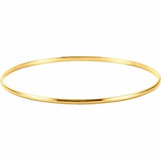 18k Yellow Gold Domed 2mm Wide High Polished Slip-on Solid Bangle Regular 7" 14k Gold Bangle Bracelet, Engraved Bangle Bracelet, Handmade Bangle Bracelets, Solid Gold Bangle, 18k Gold Bangle, Engraved Bangle, Solid Gold Bracelet, Yellow Gold Bangle, Diamond Bangles Bracelet