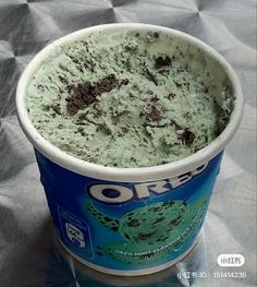 oreo mint icecream Ninja Ice Cream Recipe, Mint Desserts, Candy Desserts, Mint Chocolate Chips, Cute Desserts