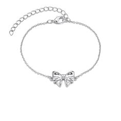 PRICES MAY VARY. 🎀[Unique Design] These bow bracelet feature ribbon bow design is a style we all know and love, that truly won’t ever date and with a gold-finish wire makes you shine in the crowd and show your charm. 🎀[Size] Gold bow bracelet for women chain 17cm (6.5'') + Extender Chain 5.5cm (2''), suitable for most wrist sizes from 5.7" to 6.7". 🎀[Material] These gold bow bracelet for women are made of brass with gold plated that is not flake off and lose color. 🎀[Idea Gifts] Whether you'