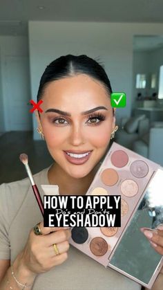 Tart Eyeshadow Palette Looks, Neutral Glam Makeup Tutorial, Sient Makeup Eyeshadow, Office Eyeshadow Looks, Eyeshadow Placement Chart, Tarte In Bloom Palette Looks, Daytime Eyeshadow Looks, Neutral Eyeshadow Looks Step By Step, Eyeshadow For Hooded Eyes Step By Step